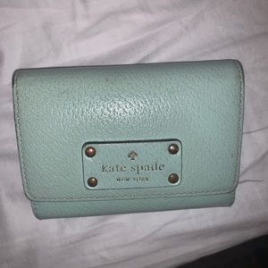 Mint Kate Spade coin wallet
